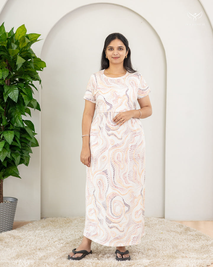 Bincy1  SoftCotton Full Length Maternity Loungewear