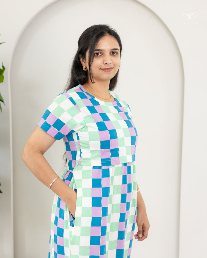 Jenifer1  SoftCotton Full Length Maternity Loungewear