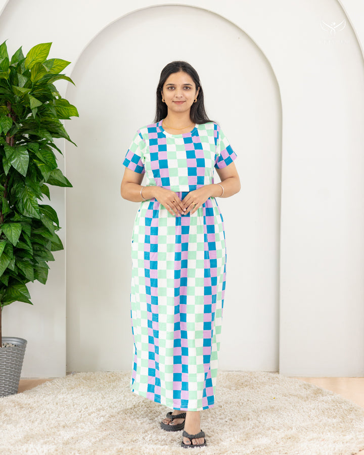 Jenifer1  SoftCotton Full Length Maternity Loungewear