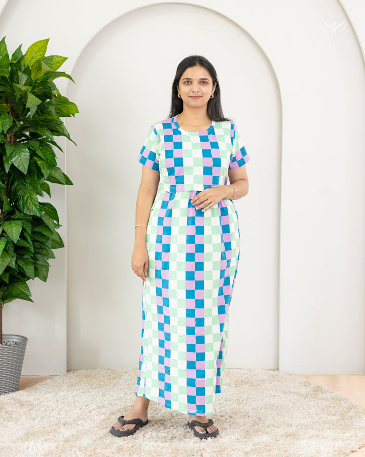 Jenifer1  SoftCotton Full Length Maternity Loungewear