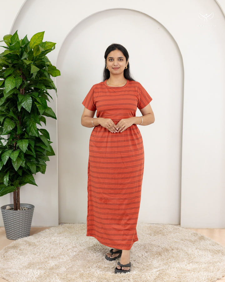 Sudha SoftCotton Full Length Maternity Loungewear