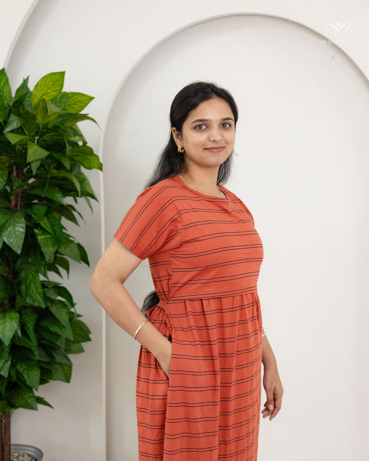 Sudha SoftCotton Full Length Maternity Loungewear