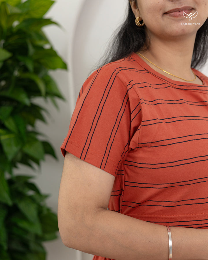 Sudha SoftCotton Full Length Maternity Loungewear