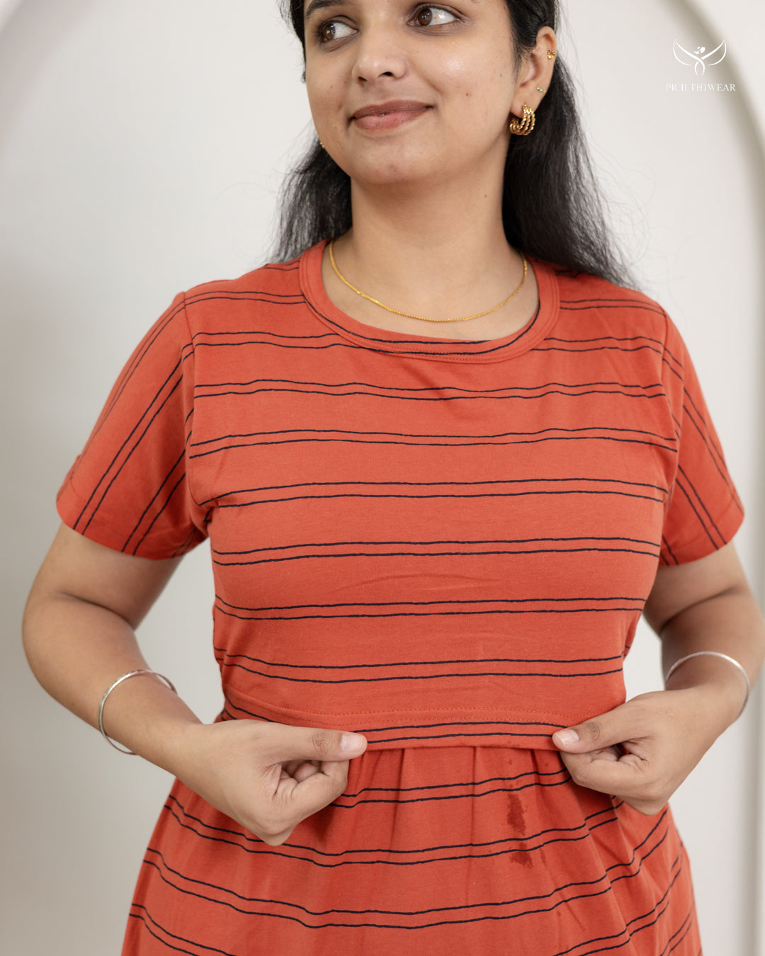 Sudha SoftCotton Full Length Maternity Loungewear