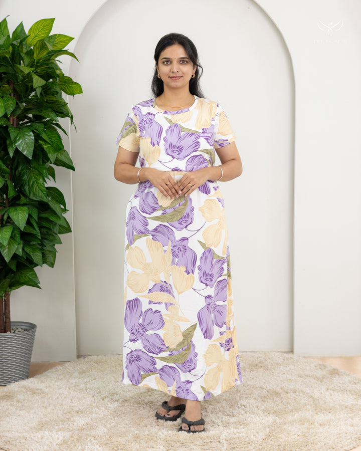 Yamuna  SoftCotton Full Length Maternity Loungewear