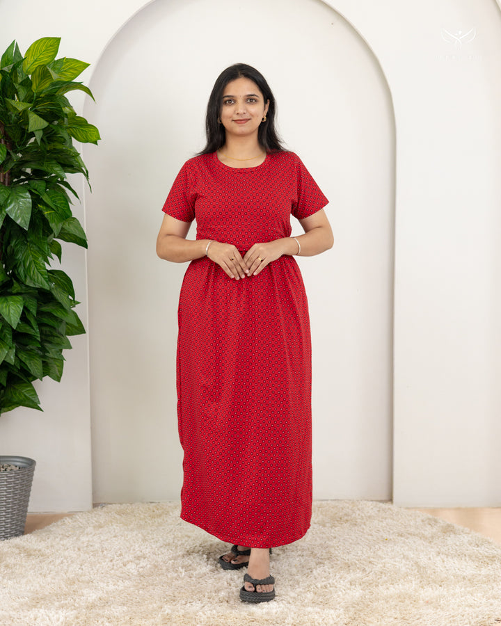 Iniya4 SoftCotton Full Length Maternity Loungewear
