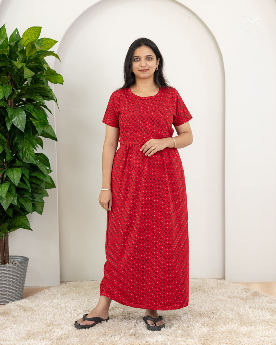 Iniya4 SoftCotton Full Length Maternity Loungewear