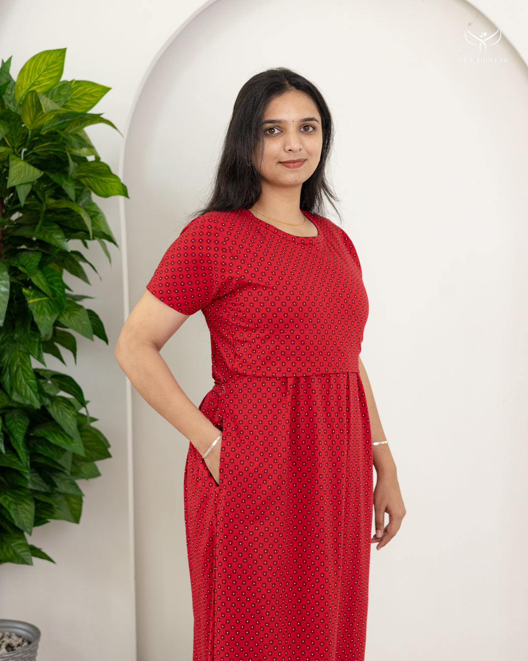 Iniya4 SoftCotton Full Length Maternity Loungewear
