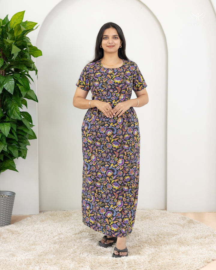 Janani2  SoftCotton Full Length Maternity Loungewear