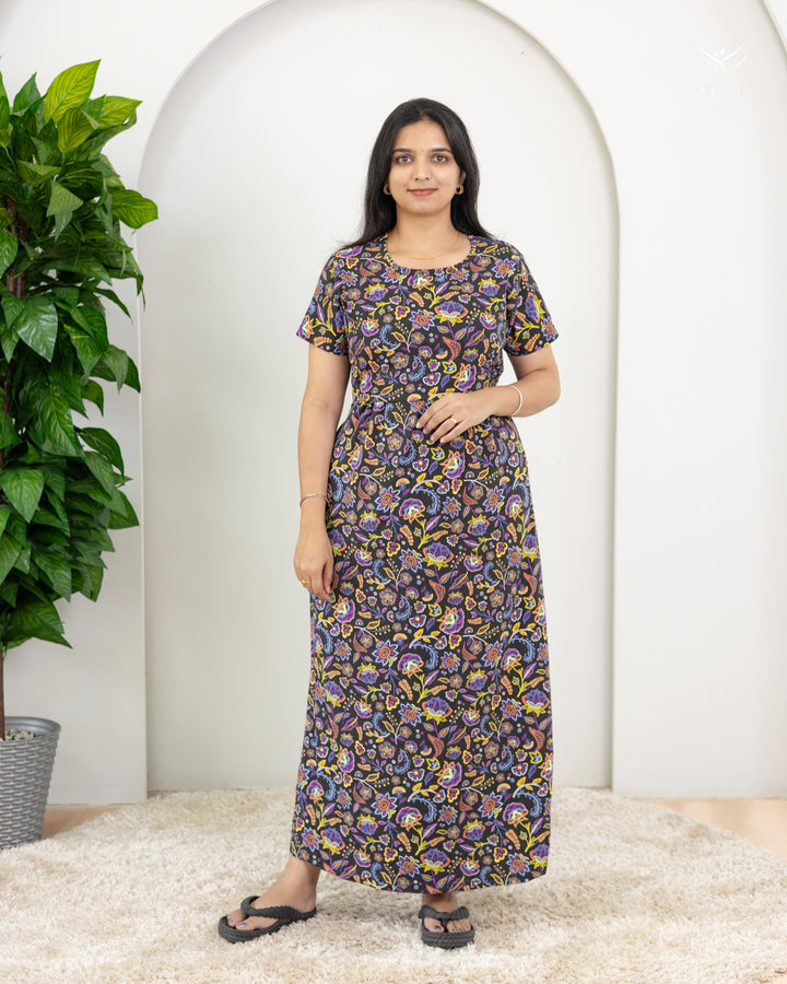 Janani2  SoftCotton Full Length Maternity Loungewear