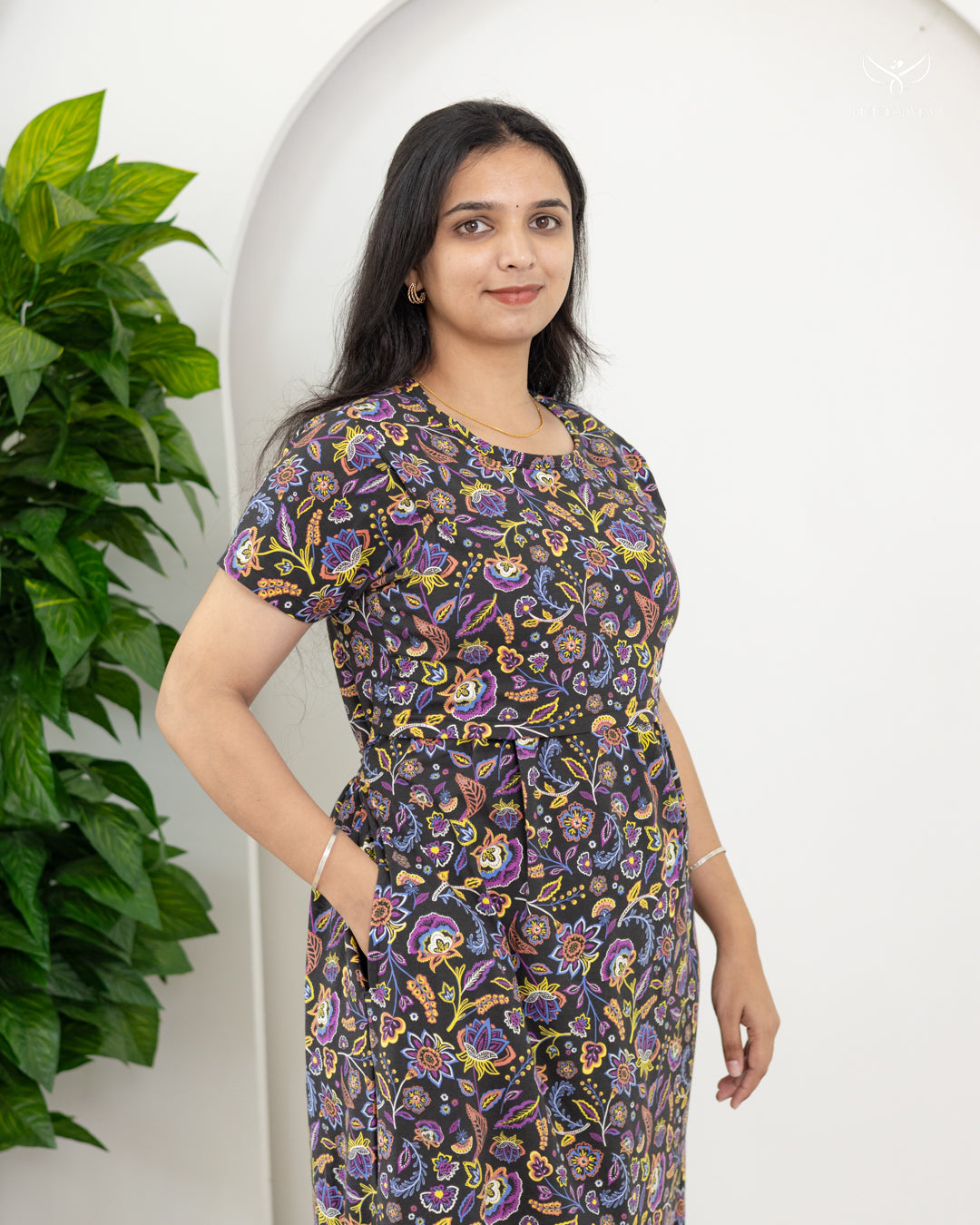 Janani2  SoftCotton Full Length Maternity Loungewear
