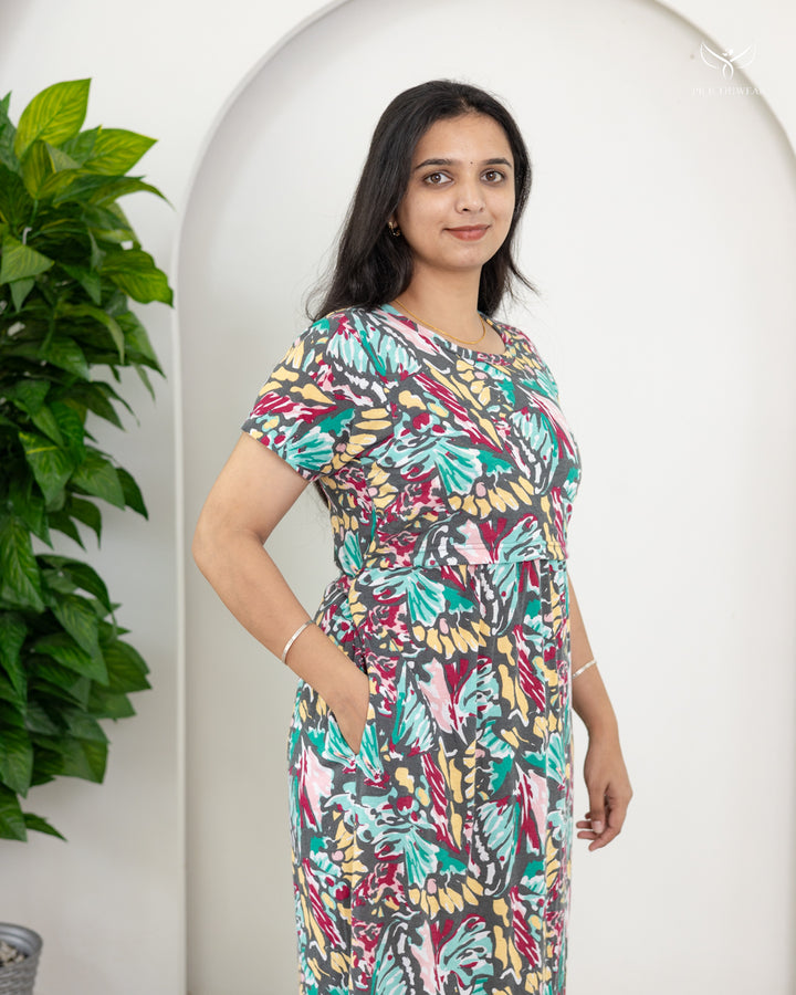 Vanisri SoftCotton Full Length Maternity Loungewear