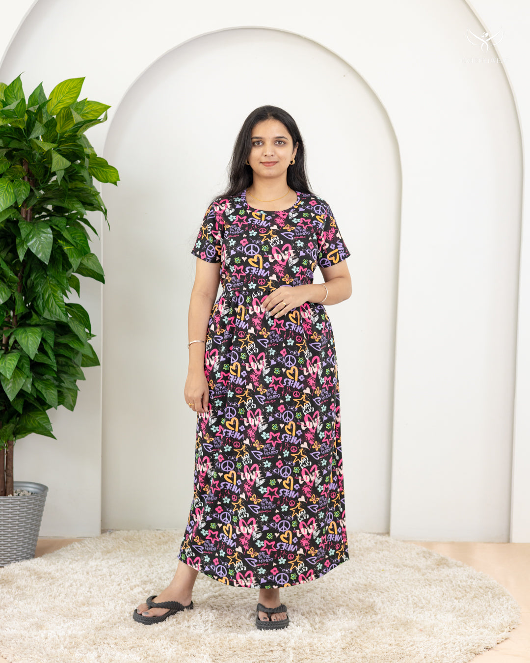 Laxmi2 SoftCotton Full Length Maternity Loungewear