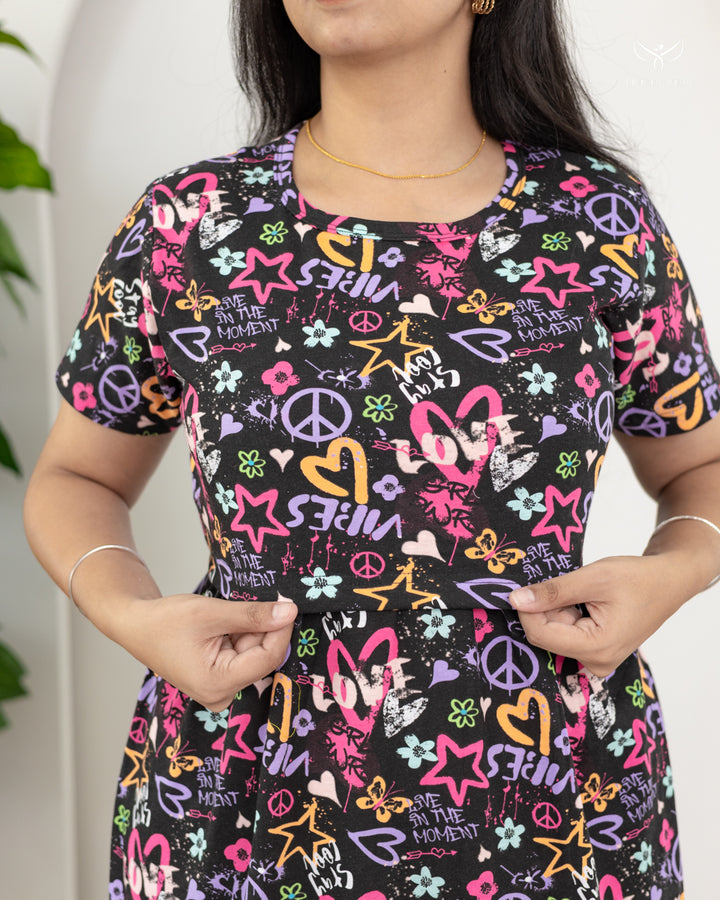 Laxmi2 SoftCotton Full Length Maternity Loungewear