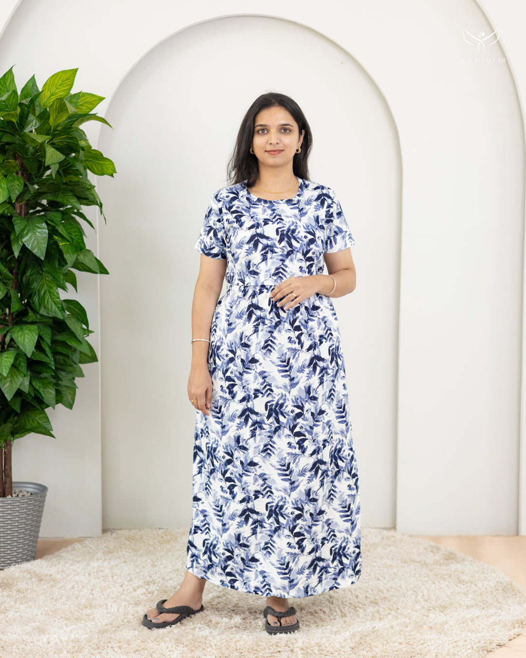 Savitha2 SoftCotton Full Length Maternity Loungewear