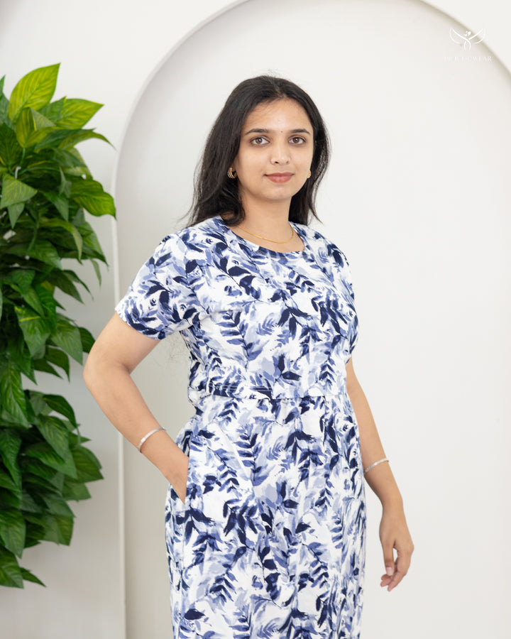 Savitha2 SoftCotton Full Length Maternity Loungewear