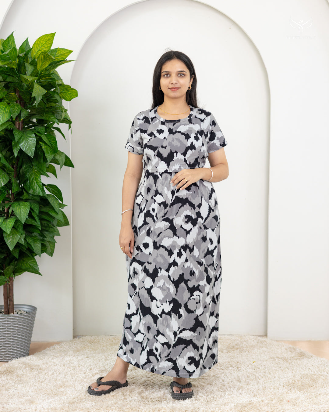 Samantha SoftCotton Full Length Maternity Loungewear