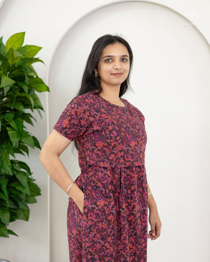 Anusha4 SoftCotton Full Length Maternity Loungewear