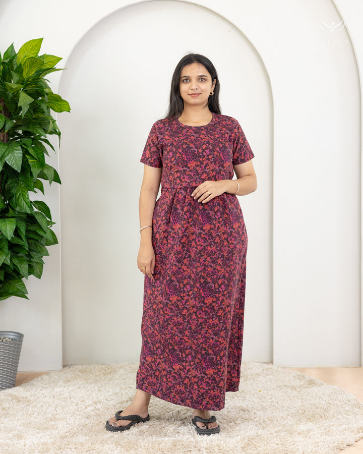 Anusha4 SoftCotton Full Length Maternity Loungewear