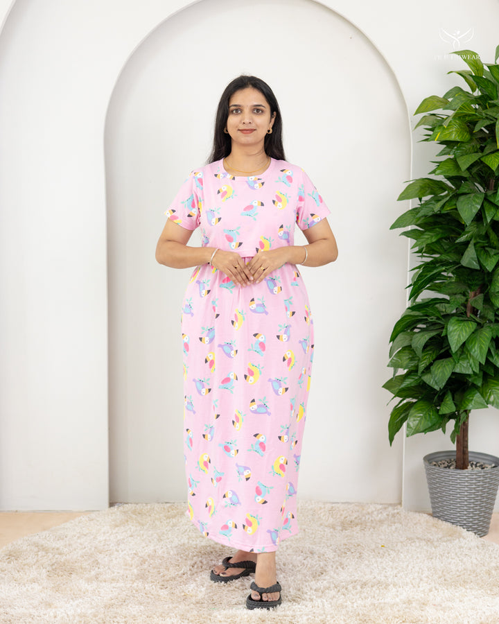 Srija2 SoftCotton Full Length Maternity Loungewear