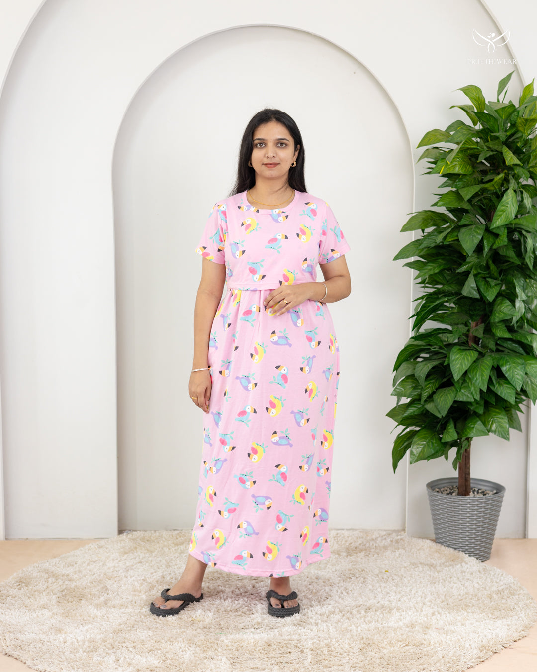 Srija2 SoftCotton Full Length Maternity Loungewear