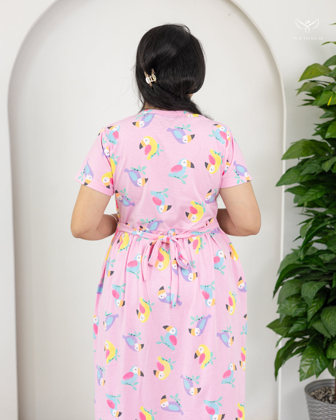 Srija2 SoftCotton Full Length Maternity Loungewear