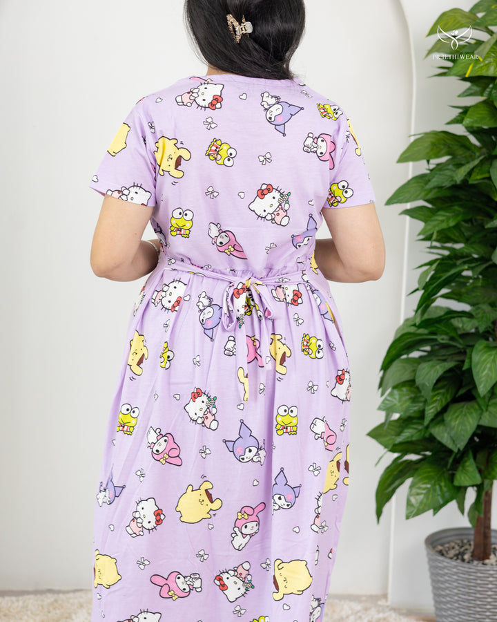 Vahini SoftCotton Full Length Maternity Loungewear