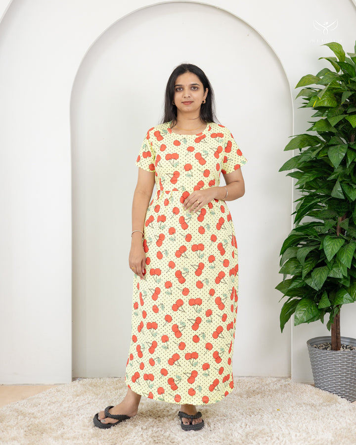 Yamuna2 SoftCotton Full Length Maternity Loungewear
