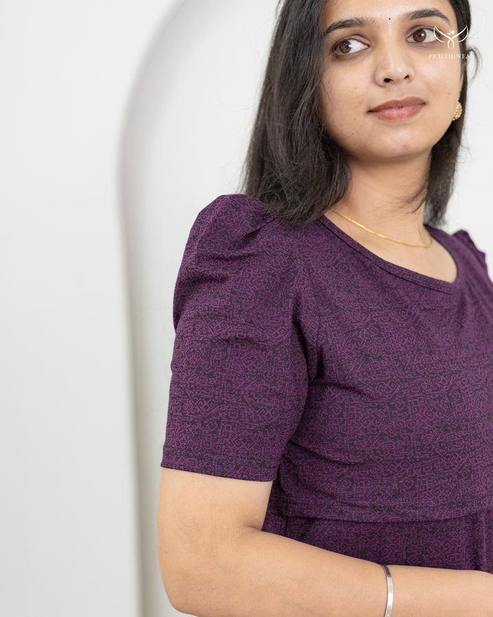 Savitha SoftCotton Maternity Top Pant Set