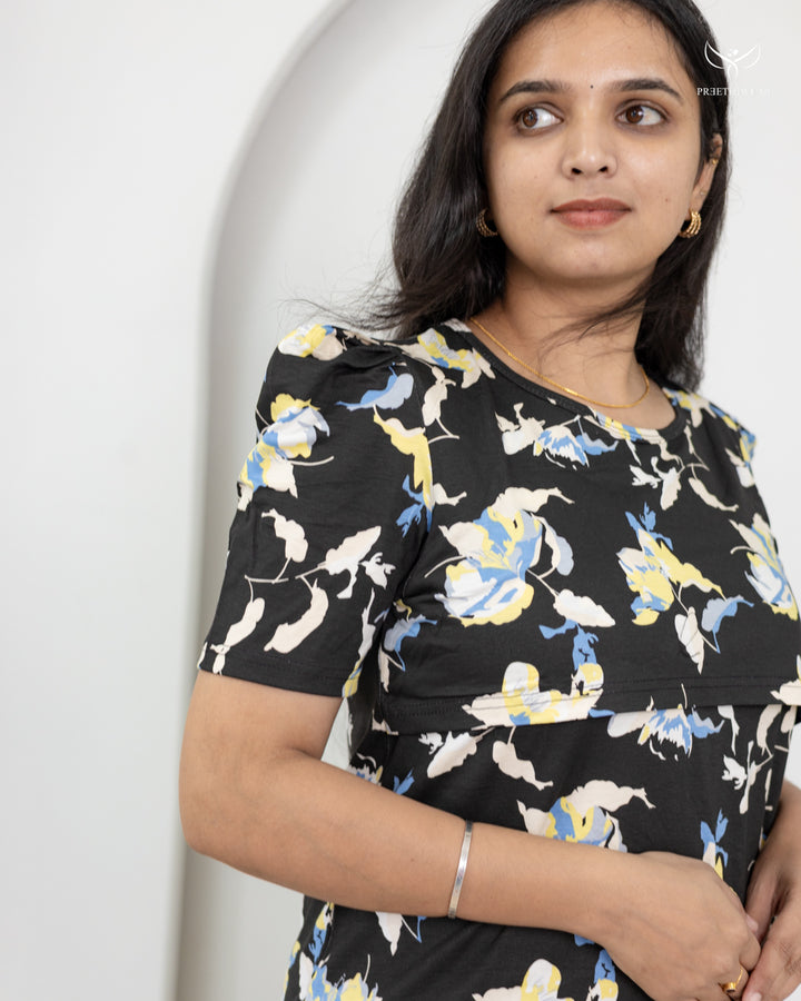 Mamitha SoftCotton Maternity Top Pant Set
