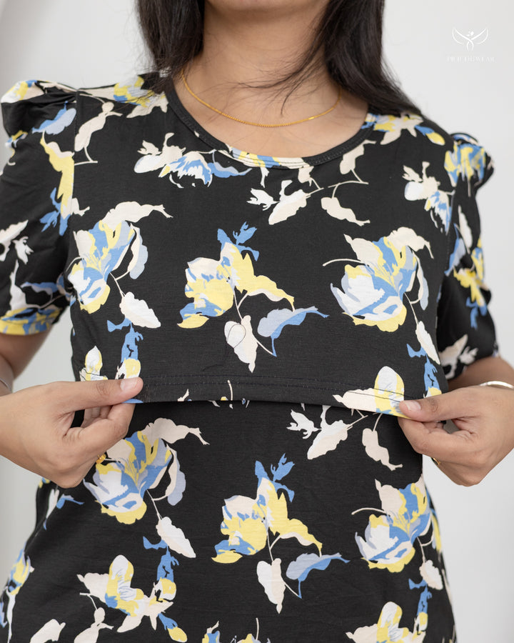Mamitha SoftCotton Maternity Top Pant Set