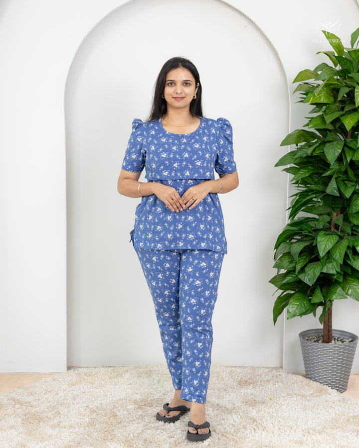 Yuva SoftCotton Maternity Top Pant Set
