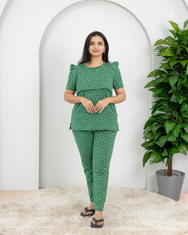 Rahini  SoftCotton Maternity Top Pant Set