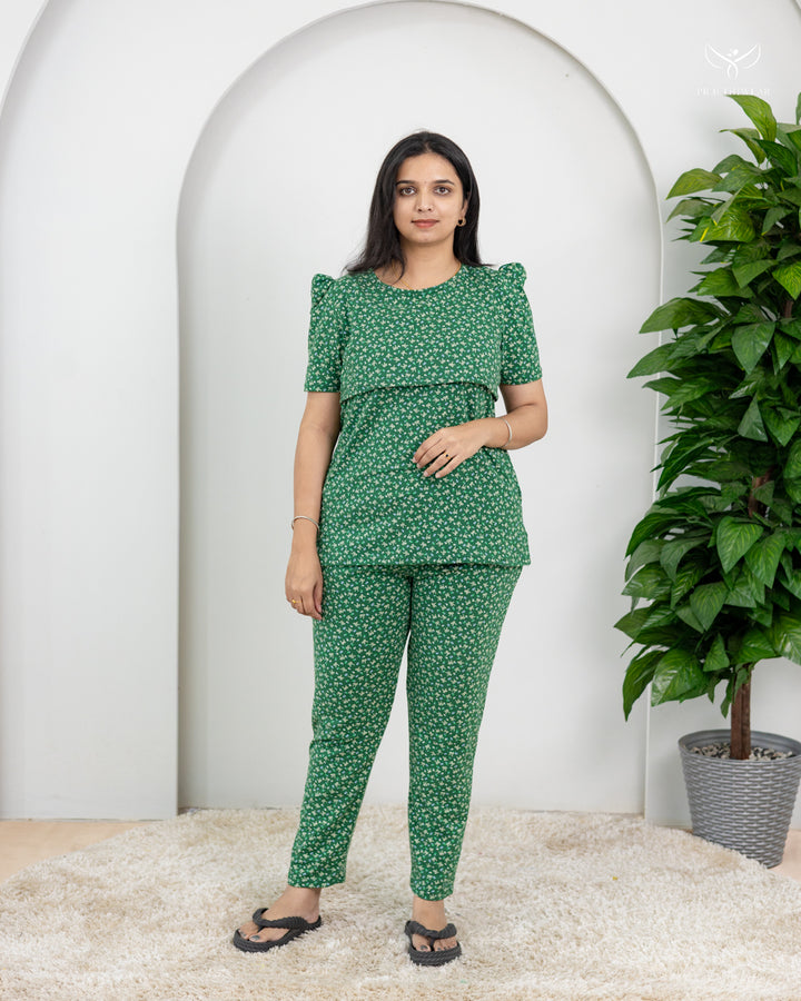 Rahini  SoftCotton Maternity Top Pant Set