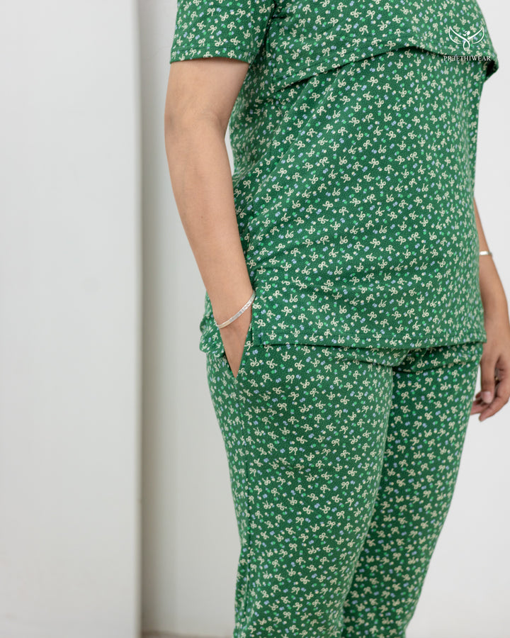 Rahini  SoftCotton Maternity Top Pant Set