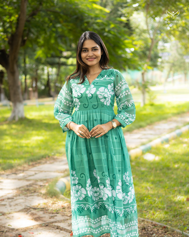 Tiny Maternity Dress with center Zip