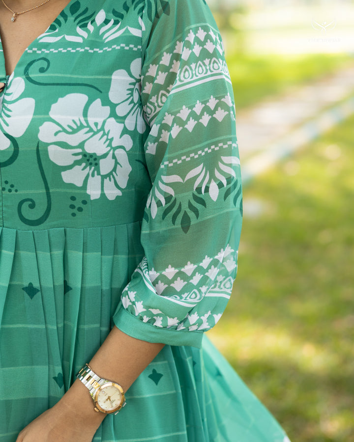 Tiny Maternity Dress with center Zip