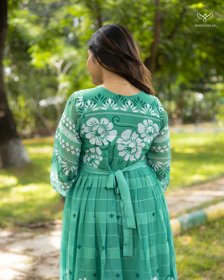 Tiny Maternity Dress with center Zip