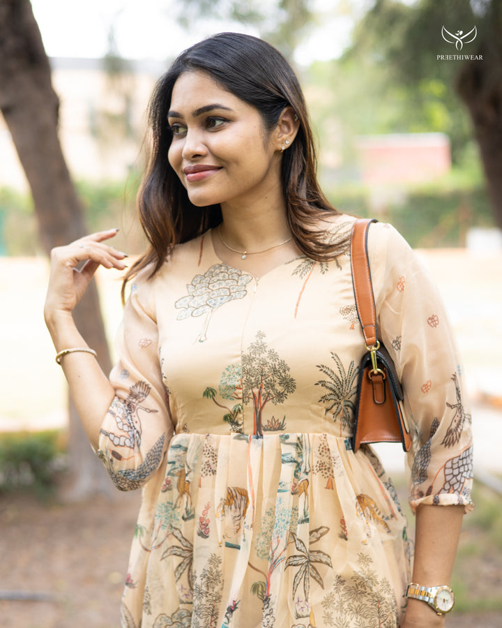 Swati4  Maternity Dress with center Zip