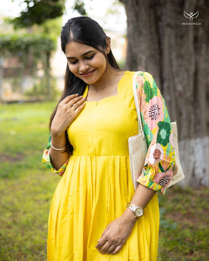 Spoorthi Maternity Dress with center Zip