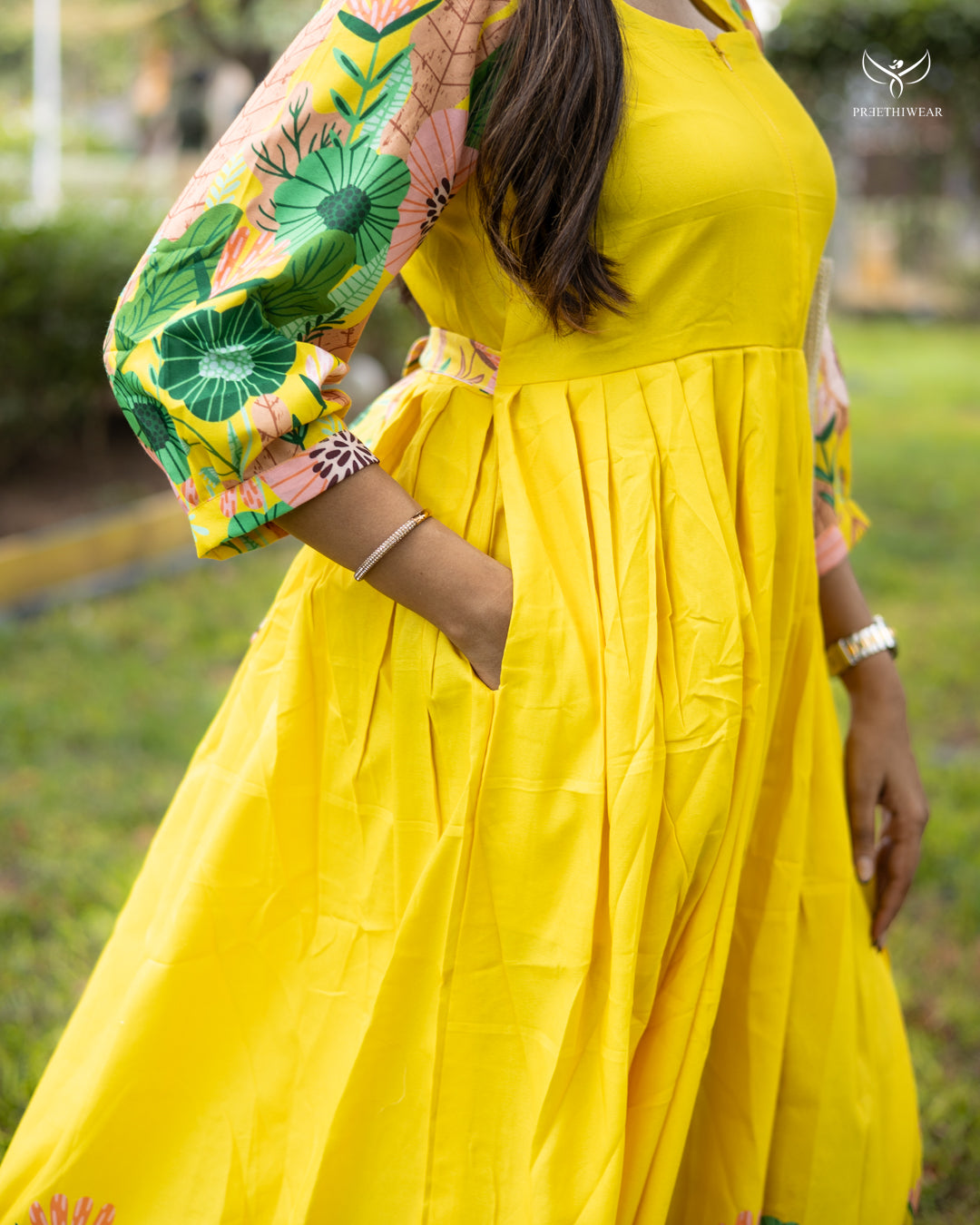 Spoorthi Maternity Dress with center Zip