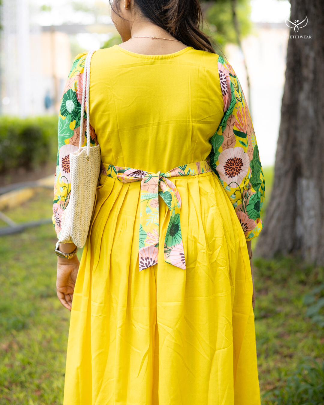 Spoorthi Maternity Dress with center Zip