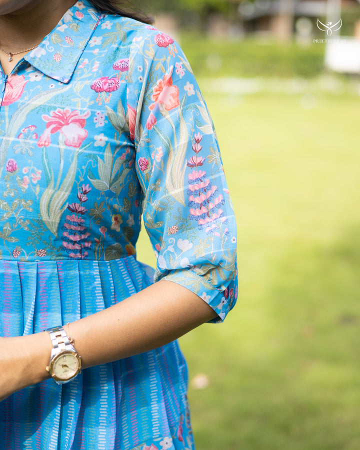 Nithisha Maternity Dress with center Zip