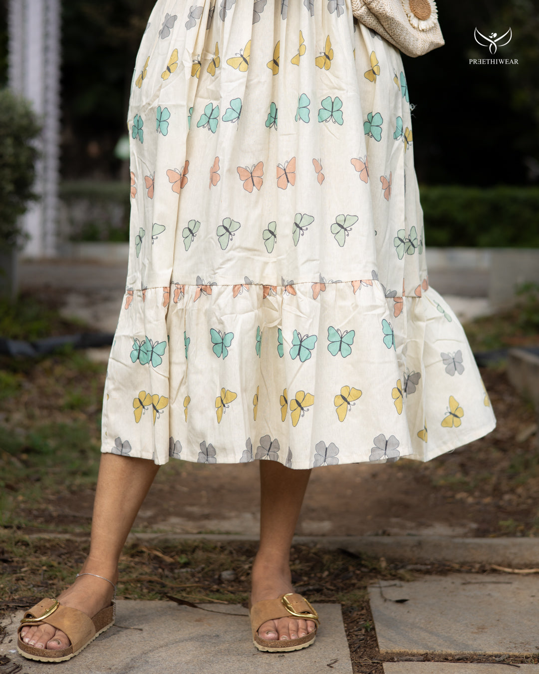Rubini1 Maternity Dress with center Button