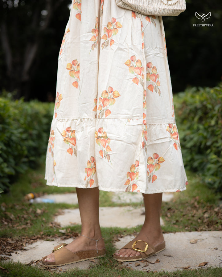 Deepi Maternity Dress with center Button