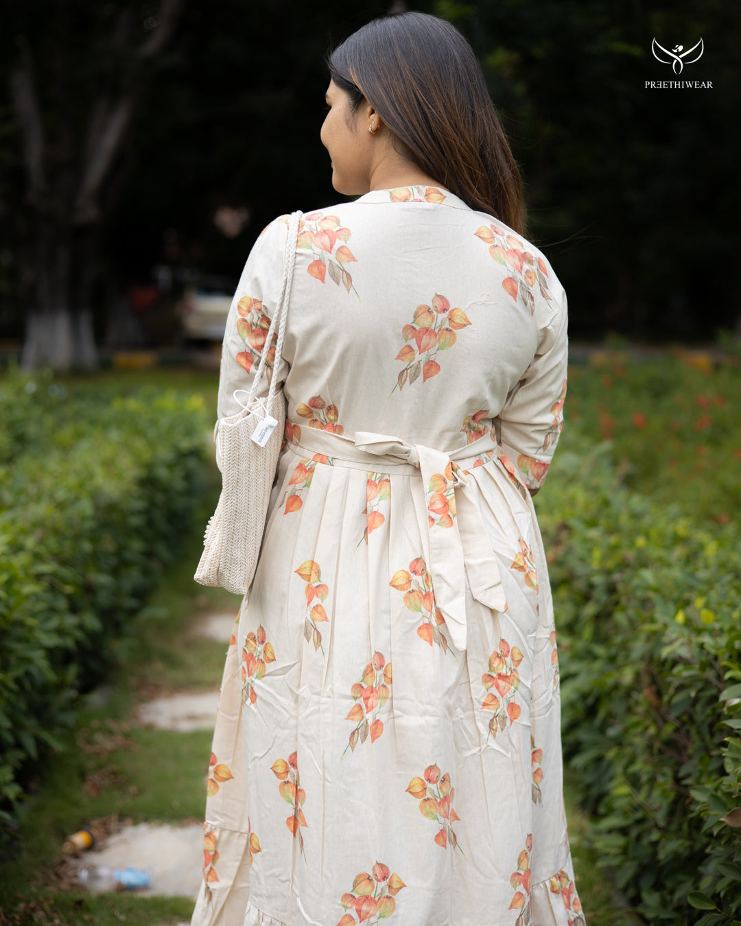 Deepi Maternity Dress with center Button