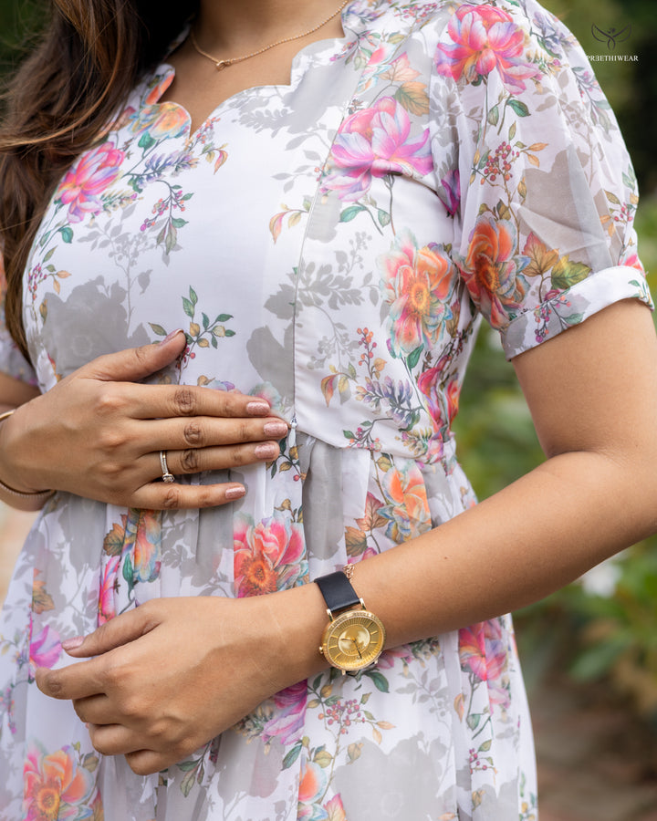 Prajitha1 Maternity Dress