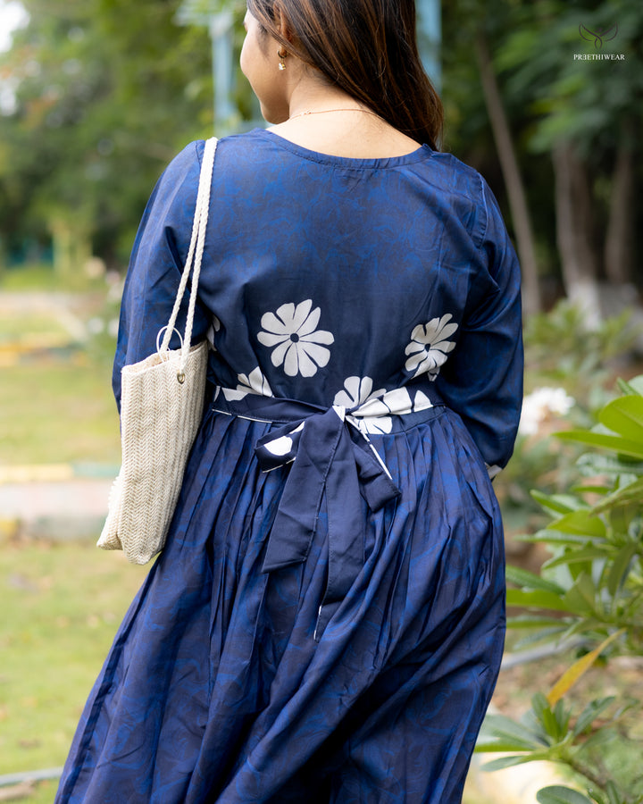 Jhansi Maternity Dress with center Zip
