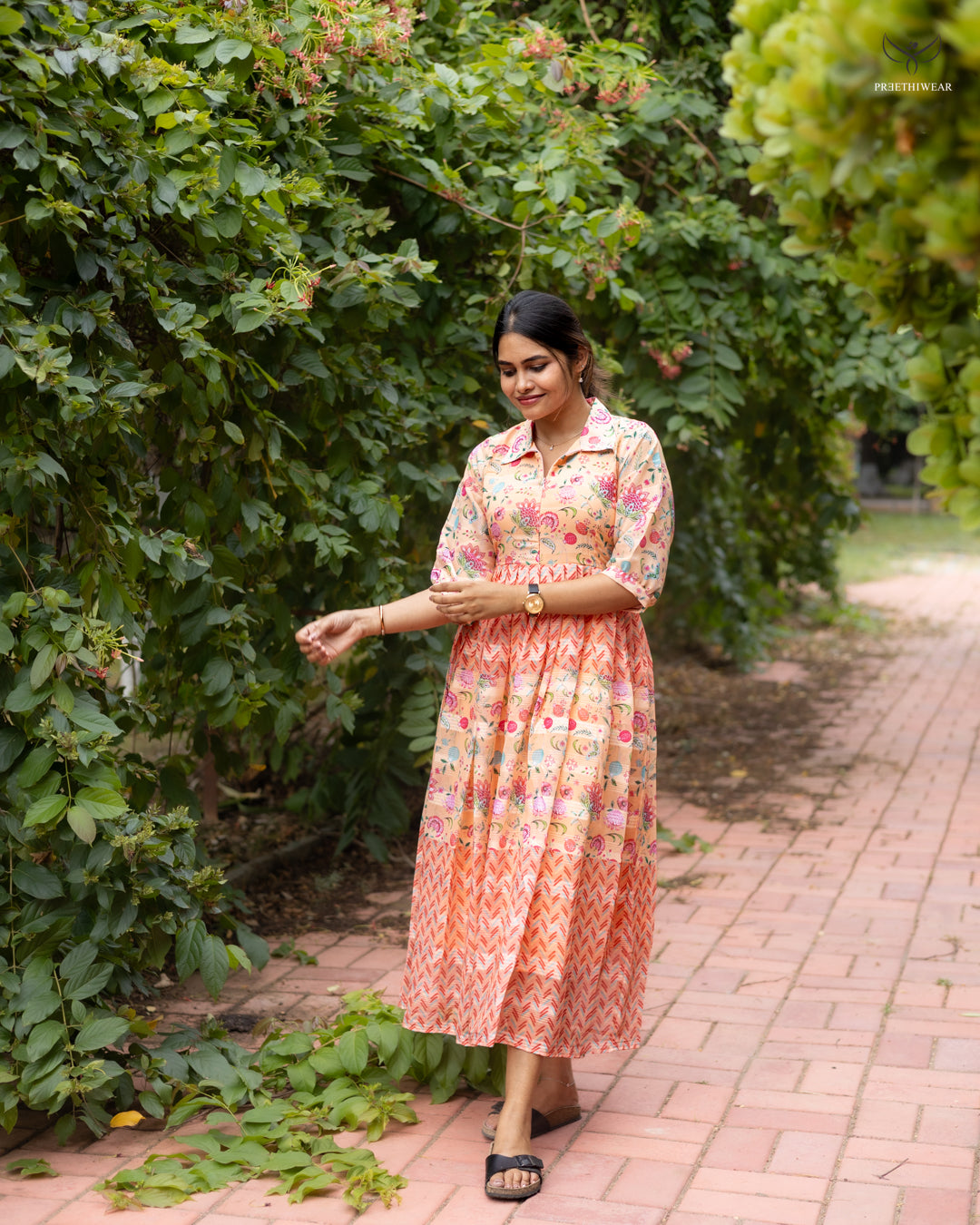 Surya Maternity Dress with center Zip