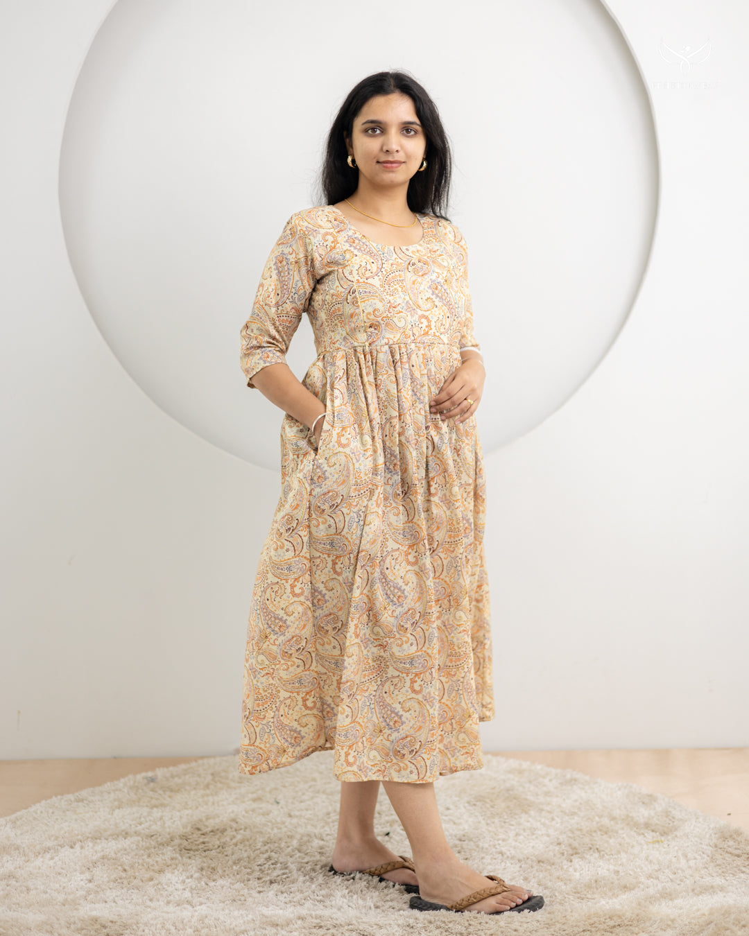 Indu1 Maternity Dress